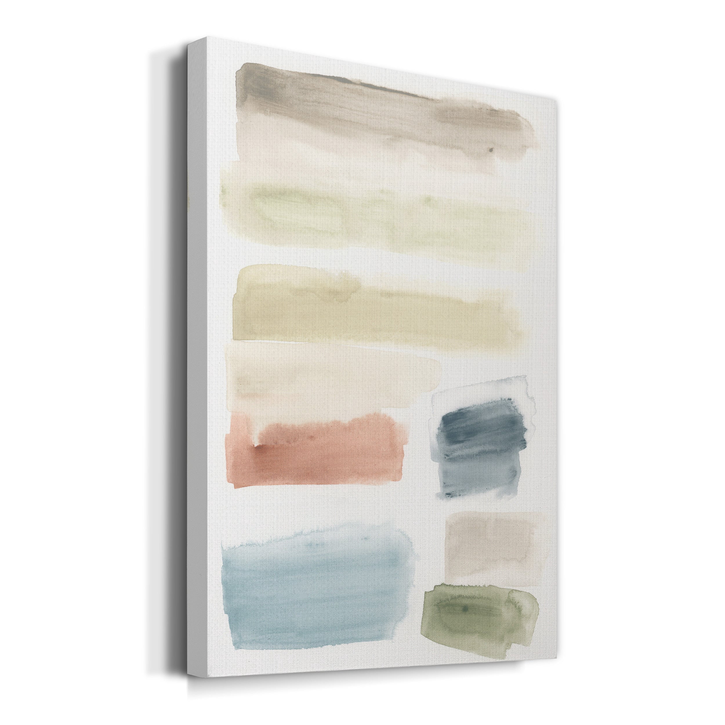 Watercolor Swatches II Premium Gallery Wrapped Canvas - Ready to Hang