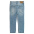 thumbnail image 2 of KIDSCOOL SPACE Boys Jeans,Elastic Band Inside Ripped Soft Denim Pants,5-6 Years, 2 of 4