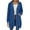 Blue, variant on Long Hoodies for Women 2025 Long Sleeve Zip Up Plain Hooded Sweatshirt with Pockets Hoodie Dress Jacket Coat