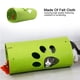 thumbnail image 4 of Túnel plegable para gatos, tubo para mascotas de juguete para ejercicio y entretenimiento, escondite para gatitos (verde), 4 of 5