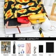 thumbnail image 5 of Ayieyill Corduroy Tote Bag for Women Girl Canvas Shoulder Cord Purse with Inner Pocket (Sunflowers), 5 of 8