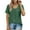 Green, variant on LYXSSBYX Summer Tops for Women 2024 Womens Solid Summer Tops Casual Trendy Short Sleeve T Shirts Scoop Neck Tee Fashion Shirts Tops