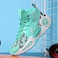 thumbnail image 5 of Kids' Basketball Shoes - Lightweight Breathable High Tops for Boys Girls, Non-Slip Outdoor Sports Sneakers (6 Colors), 5 of 5