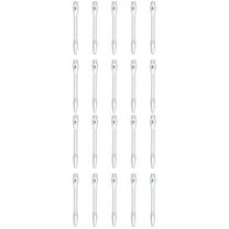 Set of 2 Long Stems Metal Steel Tip Darts Silver