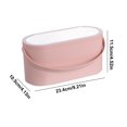 thumbnail image 1 of Organizador Cosmetics Box - Estuche de maquillaje con espejo y LED para mujer (rosa) Likrtyny  Libre de BPA, 1 of 9