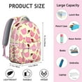 thumbnail image 6 of Pig Pattern Backpack for High School & College - Durable Waterproof Bookbag with Laptop Sleeve, Padded Shoulder Straps for Comfortable All-Day Wear, 6 of 6