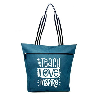 Teacher Appreciation Gifts School Canvas Tote Bags Aesthetic Travel Beach  Bag Summer Reusable Grocery Shopping Bag,student,back to school,Large Bag