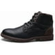 thumbnail image 5 of Botas cortas de cuero para hombre, estilo retro, antideslizantes, con cremallera lateral, informales, para otoño e invierno., 5 of 5