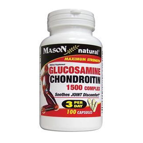 Mason Natural Glucosamine Chondroitin 1500/1200 Maximum Strength