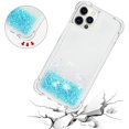 thumbnail image 5 of Compatible with iPhone 12 Pro Max Case Glitter Luxury Cute Love Liquid Quicksand Clear Soft TPU Girls Women Stylish Bumper Shockproof Protective Case for iPhone 12 Pro Max Star Blue YB, 5 of 12