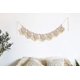 thumbnail image 5 of Macramé Decoración Para Colgar En La Pared Para Su Habitación Decoración De Pared Bohemia Tapiz De Algodón Tejido Hecho A Mano Guirnalda De Flecos Banner Y Cortina De Puerta Beige, 7 Fla, 5 of 5