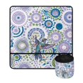 thumbnail image 2 of HELLHERO Hummingbird Floral Sewing Machine Mat Sewing Accessories Removable Storage Bag Storage Pockets for Home Indoor, 2 of 5