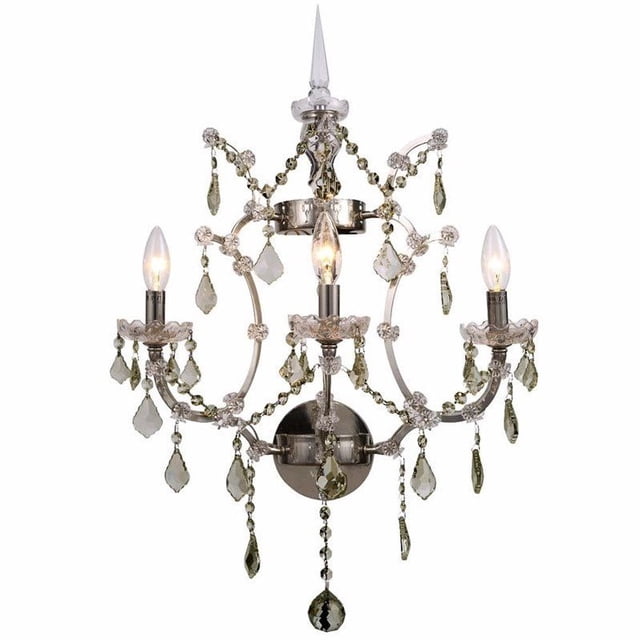 Elegant Lighting Elena 17" Applique Murale en Cristal Royal Clair