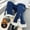 Blue, variant on TAIAOJING Toddler Baby Kids Girls Lined Jeans Winter Denim Jeggings Warm Pants Trendy Clothes, 2-3 Years