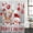 Gray, variant on Christmas Shower Curtain Set - Small 36" x 72" Washable Bathtub Curtain with 12 Hooks, Cute Santa Claus Reindeer Red Xmas Balls Snowy Grey Waterproof Fabric Stall Shower Curtains for Bathroom Décor