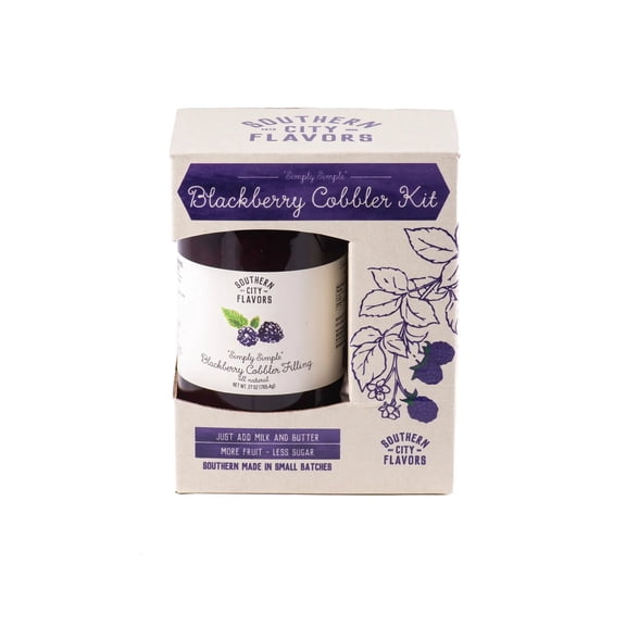SOUTHERN CITY FLAVORS - Blackberry Cobbler Filling, 27 OZ - Just add Milk and Butter