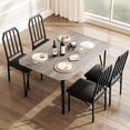 thumbnail image 2 of Kojooin Juego de Mesa de Comedor Moderno para 4 Personas con Cómodos Cojines de PU y Diseño Que Ahorra Espacio, 2 of 9