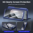 thumbnail image 4 of Vizvera para Samsung Galaxy Z Fold 6 Funda de Teléfono, con Soporte para Tarjetas RFID, Soporte para S Pen, Cubierta de Cámara, Funda Protectora de Silicona a Prueba de Golpes - Azul, 4 of 7