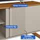 thumbnail image 2 of Mesa para TV hasta 55 pulgadas Bossa Gold color madera natural y blanco hueso, 2 of 5