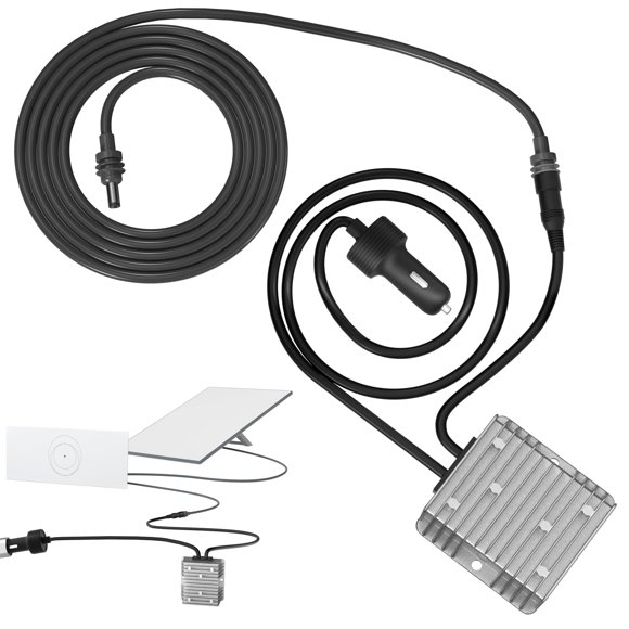 Adaptador de cable de alimentación de 12 V para router Starlink Gen 3 con kit de coche