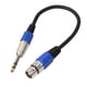thumbnail image 4 of de Cables de XLR de sonido A 1/4 TRS Adaptador Cable de Extensión, 4 of 7