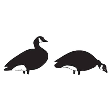 Big Als Decoys B & W Greater Canada Goose Silhouette Decoys 12 Pack