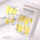 thumbnail image 2 of 24pcs Gradient Color Nail Patch Sweet Style Removable Long Paragraph Manicure, 2 of 4