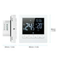 thumbnail image 2 of Smart Thermostat Digital Temperature Controller LCD Display Programmable Electric Floor Heating Thermostat Suitable for Home School Office Hotel 16A, 2 of 8