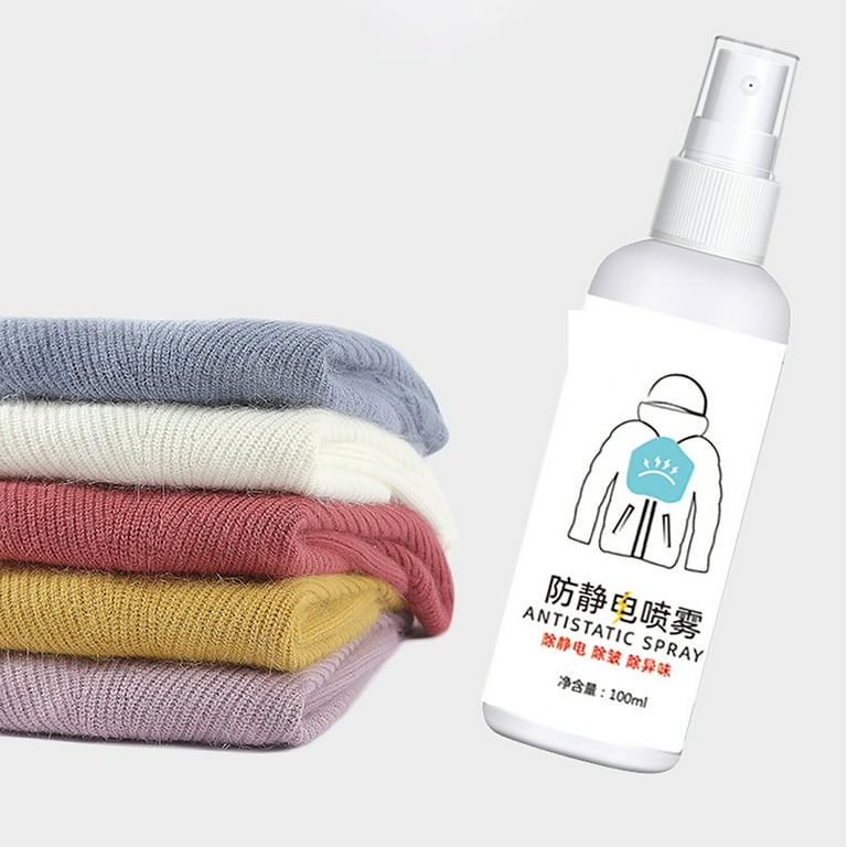 Njspdjh Window Washing Solution Window Washing Soap To Fabric Anti Static  100ml Static In Spray Clothes Addition Household Other 