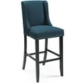 thumbnail image 2 of Modway Baron Bar Stool Upholstered Fabric Set of 2 in Azure, 2 of 7