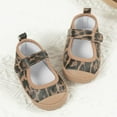 thumbnail image 3 of Baby Boys Girls Pu Leather Hard Bottom Walking Sneakers Toddler Rubber Sole First Walkers Infant Cartoon Slippers Crib Shoes, 3 of 6