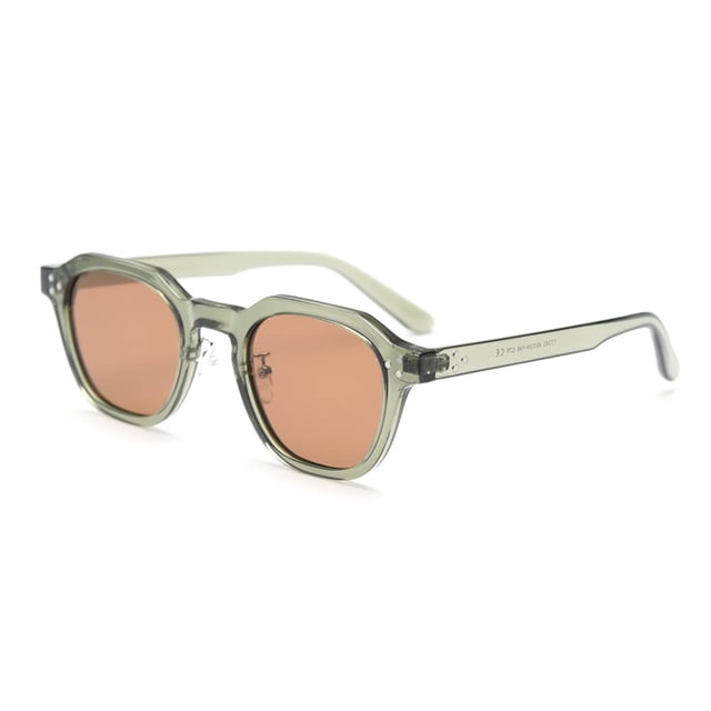 Gafas de sol - Diseño vintage con lentes polarizadas - Protección ligera contra los rayos UV para hombre mujer Streetwear