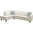 thumbnail image 2 of Amanda 97" Wide 2 Pieces Faux Leather Left Facing Sofa Set, 2 of 2