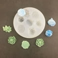 thumbnail image 7 of Pnellth 3Pcs Silicone Mold Lotus Shape Soap Mold Reusable Candle Making Mold Non-stick Cake Chocolate Mold for Home, 7 of 7