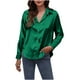 thumbnail image 1 of Camisas Para Mujer, de Gran Tamaño, A La Moda, Cuello Vuelto, Manga Larga, Color Sólido, Camiseta Informal, Camisetas Odeerbi  ODB130096, 1 of 9