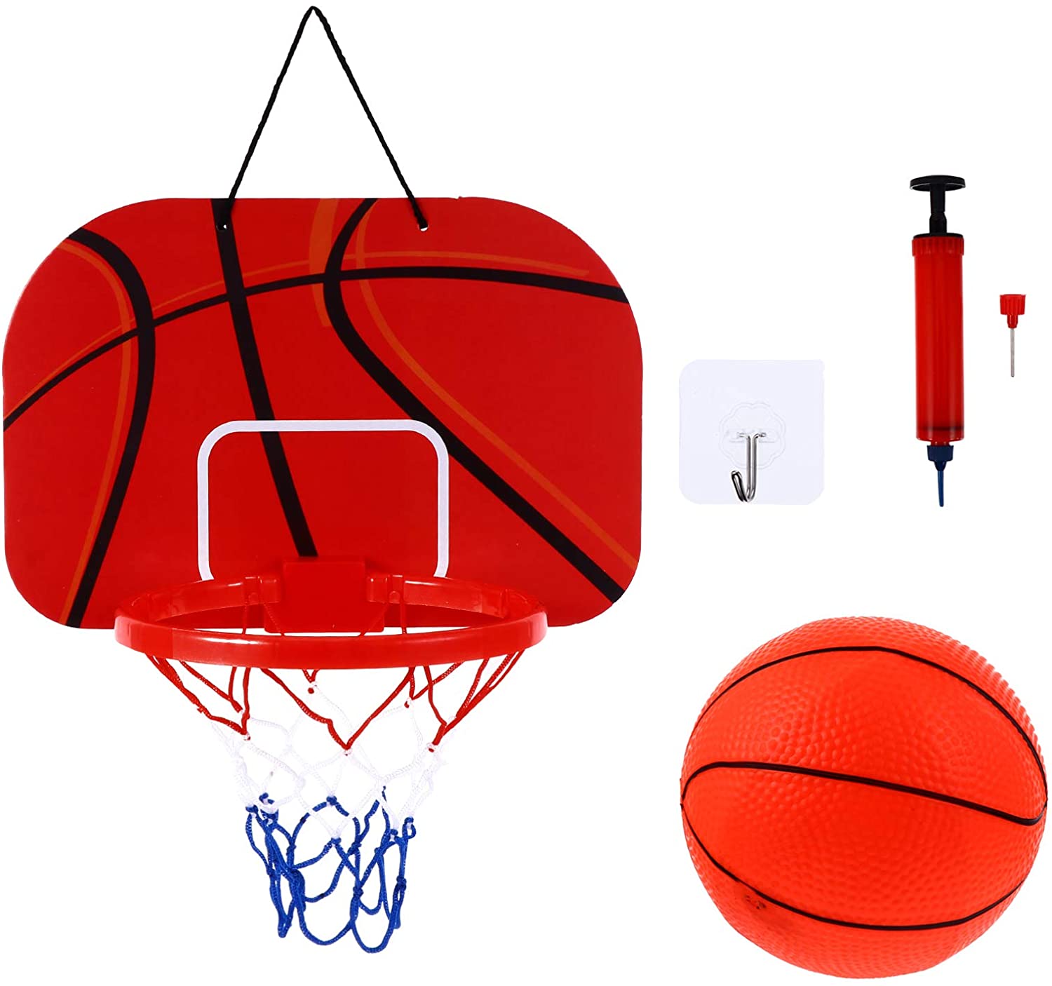 yayagol Basketball Hoop Indoor Wall Door Hanging Mini Basketball Goal