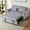 Gray, variant on 3 in 1 Sleeper Sofa Bed, Pull Out Couch, Convertible Futon Loveseat with krest, Dinotefuran Living Room Chaise Lounr Home Apartment Office, Grey
