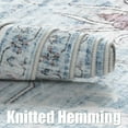thumbnail image 5 of SIXHOME 5'x7' Area Rugs for Living Room Washable Rug Vintage Floral Medallion Rugs for Living Room Bedroom Distressed Retro Carpet Soft Fluffy Non Slip Accent Rug Thin Foldable Indoor Rug Blue, 5 of 7