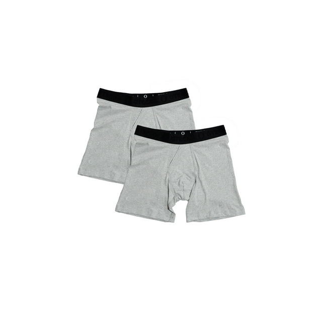 OTECKA Re-Lax Boxeur en Coton Peigné pour Hommes avec Technologie de Poche Intégrée - 2 Packs