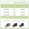 thumbnail image 5 of HsdsBebe Baby Boys Girls Shoes Infant High Tops Ankle Sneakers Soft Anti-Slip Sole for First Walkers 3-18 Months, 5 of 8