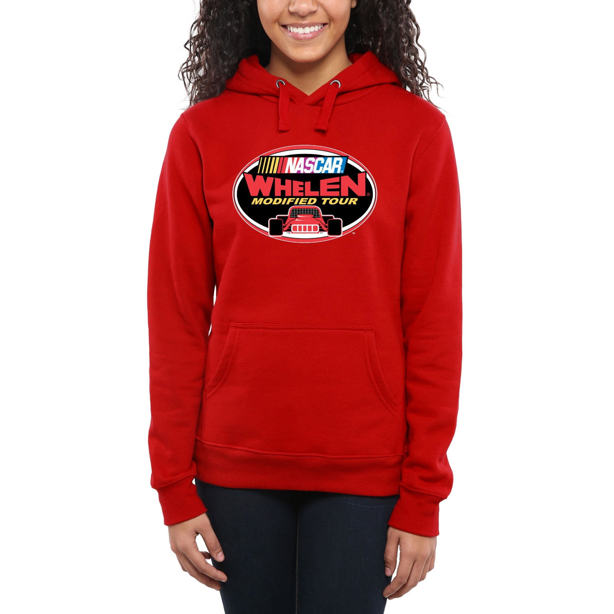 Fanatics NASCAR Merchandise Women's NASCAR Whelen Modified Tour Logo Pullover Hoodie Scarlet