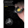 thumbnail image 4 of Mini Keychain Flashlight 500 Lumens Waterproof Keyring Torch 7 Light Modes Portable Pocket Light With Window Hammer Seat Belt Cutter Screwdriver Magne, 4 of 5