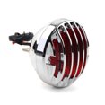 thumbnail image 4 of ZS Chrome Motorcycle Tail Brake Red Light Lamp Taillight For Harley Davidson Bobber Chopper Rat Hot Custom, 4 of 11