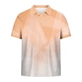 thumbnail image 7 of Blczomt Mens Short Sleeve Shirts Orange Regular-Fit Summer Graphic Tees Oversized Big and Tall Mens Clothes, 7 of 7