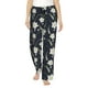 thumbnail image 1 of Balery Lilies Flowers Pantalones de pijama para mujer, pijamas ultraligeros, pantalones de estar por casa-Small, 1 of 6