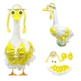 thumbnail image 5 of Easter Decorations Porch Goose Clothes for Yard , All-season Garden Statue Clothing for Front Door Decor, Patio/centerpiece, Housewarming and Holiday Gifts D, 5 of 5