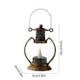 thumbnail image 5 of LED Small Lanterns Decorative Indoor Outdoor Hanging Lantern Decorative Candle Lanterns Farmhouse Decor for Weddings Western Camping Party Halloween Christmas Decorations, 5 of 6