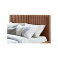 thumbnail image 6 of Meridian Furniture Gallo Cognac Vegan Leather Queen Bed, 6 of 9