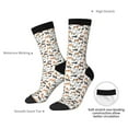 thumbnail image 4 of Logiee Horse Print Adult Socks for Men & Women,Calf Socks, Ankle Socks,Boots Socks,Breathable Casual Sock,Unisex Crew Socks, 4 of 6