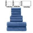 thumbnail image 2 of Juego De 8 Toallas De Ba O Suaves Y Absorbentes, Toallas Gruesas Para El Hogar, Toallas Faciales De Felpa Y Toallas De Ba O De Secado R Pido, Dise O Lujoso, Para Uso Dom Stico, Art Culos, 2 of 8